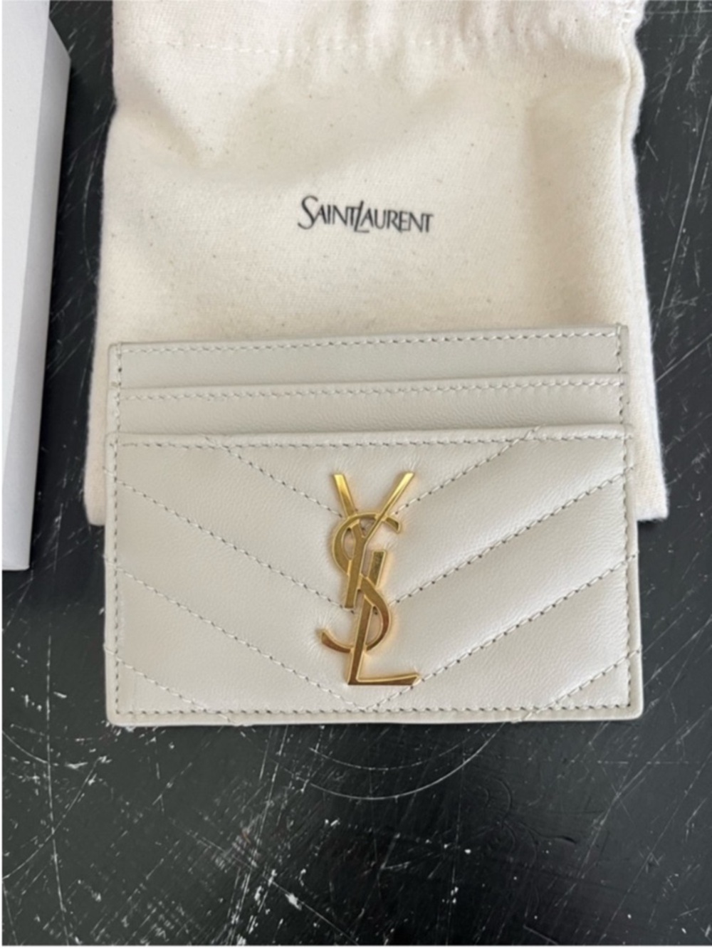 Saint Laurent Lambskin Leather Card Case - Picture 8 of 16